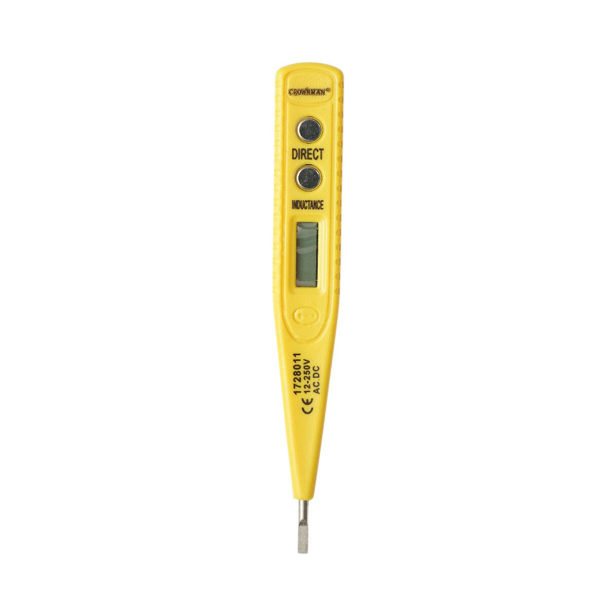 Surubelnita tester de tensiune digital 12-250V AC/DC, 3x136mm Crownman