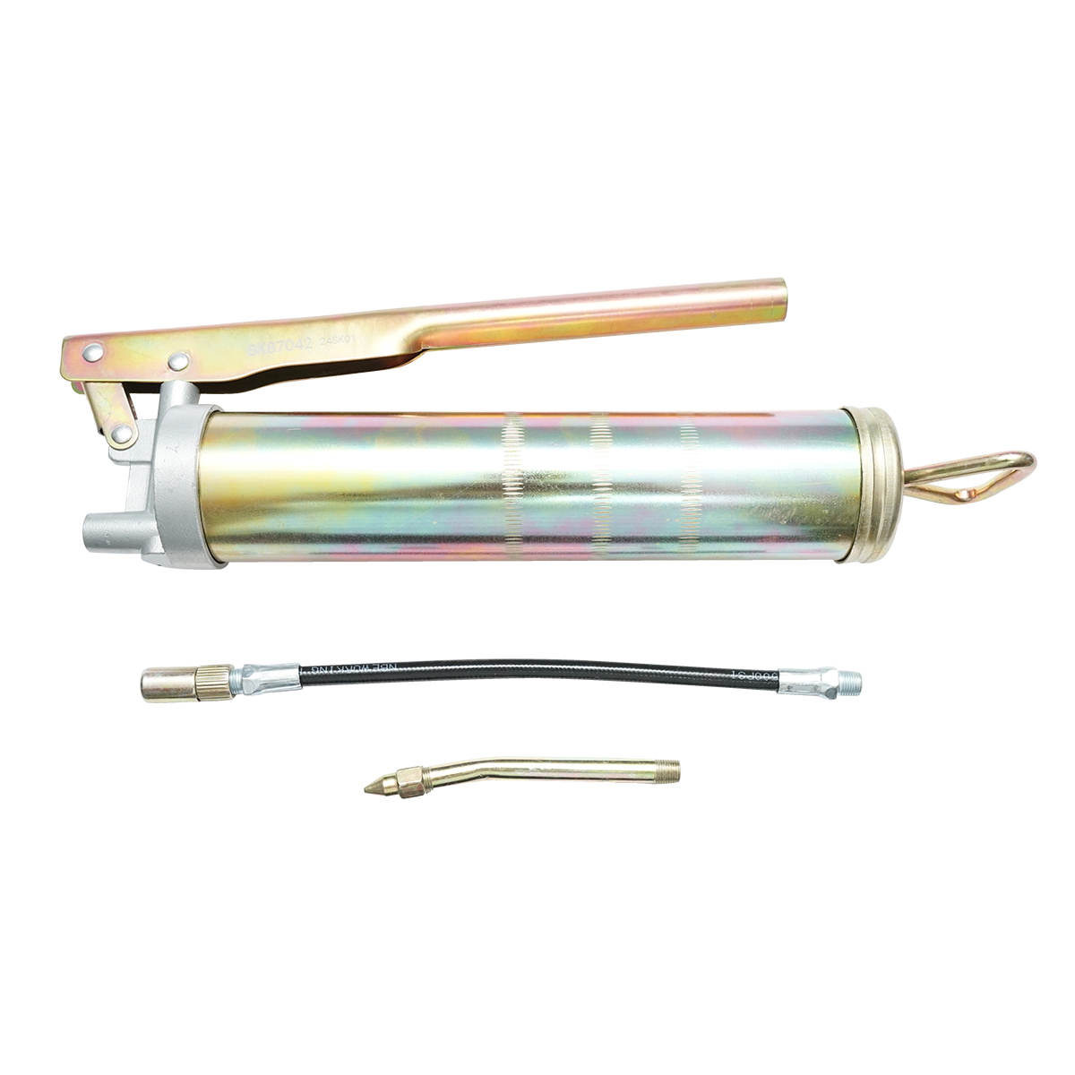 Pistol decalimetru pentru gresat cu tub vaselina 100gr Breckner Germany