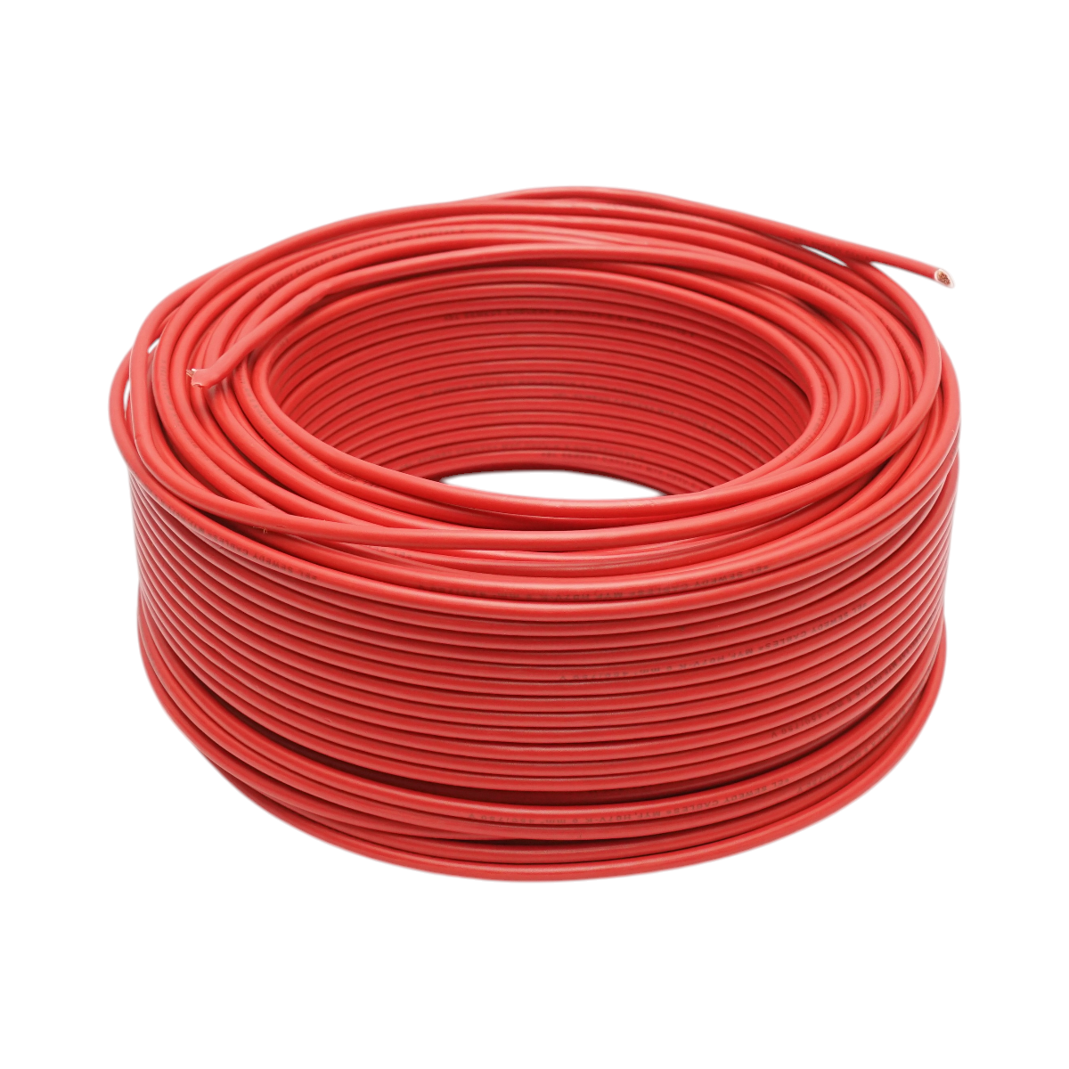 Cablu electric cupru 6mm rosu MYF H07V-K, izolatie PVC 450/750V 100m/rola
