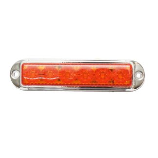 Lampa laterala gabarit slim galbena cromata LED 12-24V, galbena FR1286CY Breckner Germany