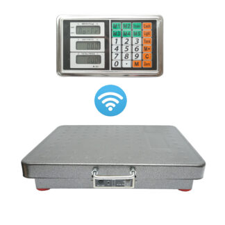 Cantar electronic de podea 200kg fara fir cu display WiFi, platforma 320x420mm