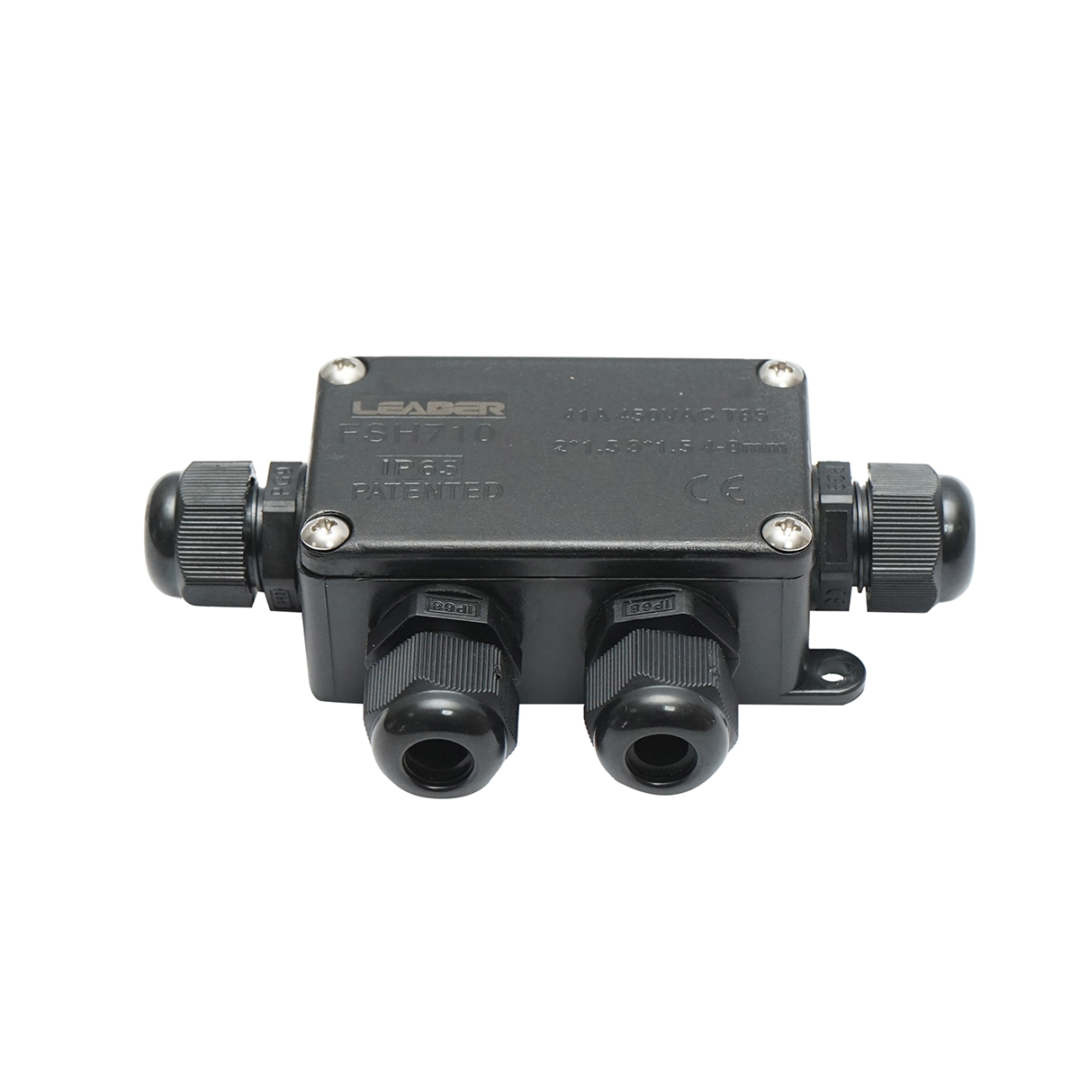 Doza etansa cu presetupe 41A 450V AC, 4 cai 4-8mm IP65 Leader