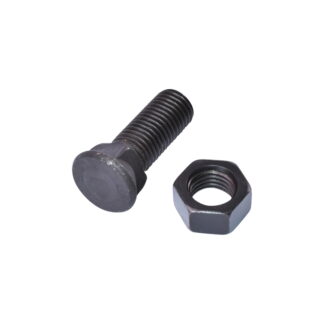Surub cap patrat plaz cu piulita M16x40mm