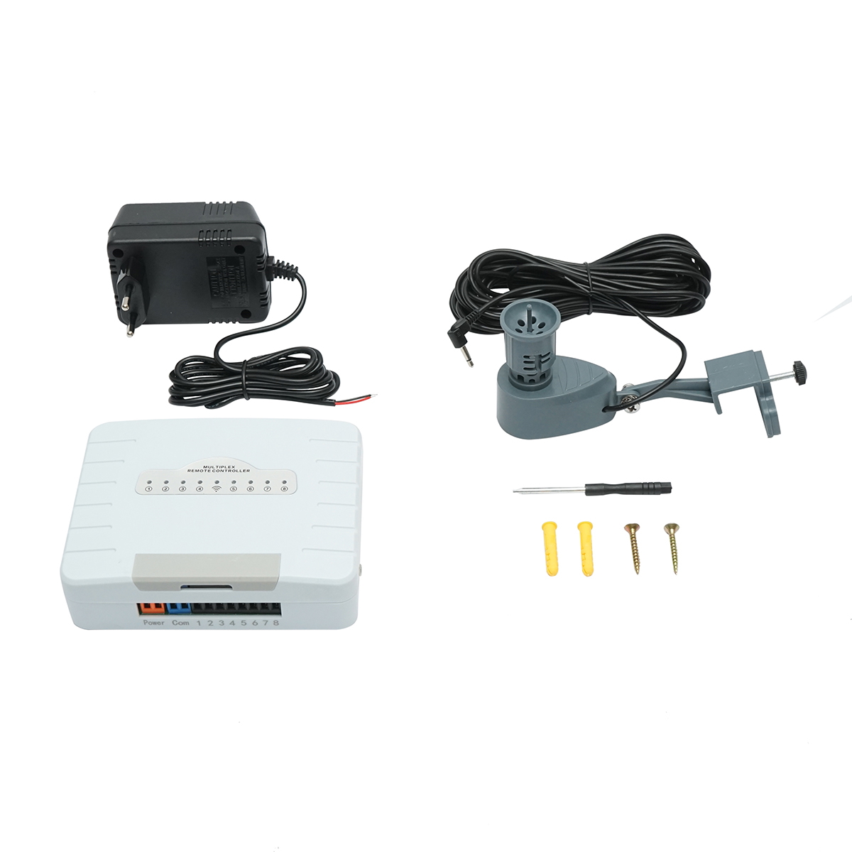 Modul de comanda principal smart WiFi 220V, 8 statii cu senzor de ploaie, aplicatie Smart Life IP67