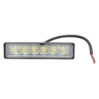 Lampa tip bara cu 6 LED-uri 10-60V 18W unghi radiere 60 de grade tip flood 160x43x42mm