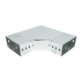 Cot orizontal 90 grade din otel galvanizat pentru jgheab 100x200mm