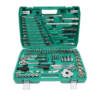 Trusa chei tubulare hexagonale, fixe, torx, imbus antrenor cu clichet 121 piese Breckner Germany