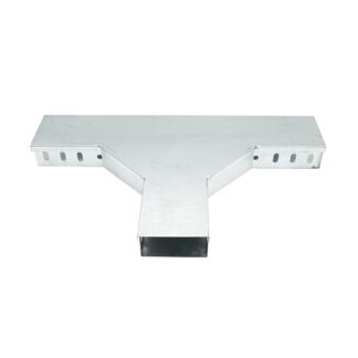 Ramificatie T orizontala din otel galvanizat pentru jgheab 50x100mm