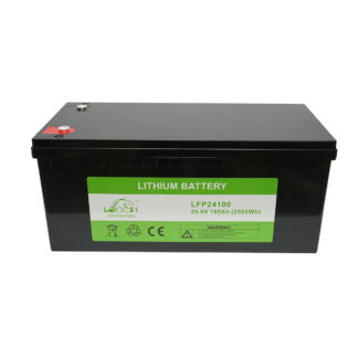 Baterie Li-ion LiFePO4 25.6V 100Ah (2560Wh) LFP24100 pentru sisteme solare 522x240x218mm IP65 Leoch Battery
