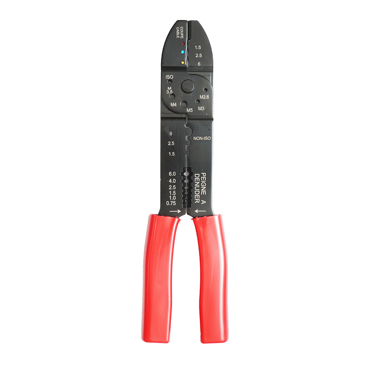 Cleste sertizare si dezizolare cabluri electrice 0.75-6mm