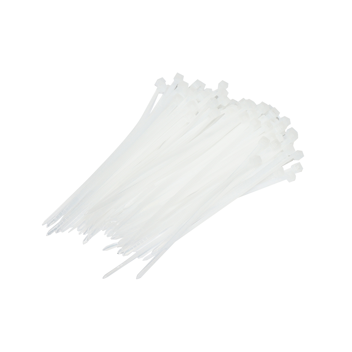 Faseta colier plastic alb 2.5x100mm 100 buc/set Breckner Germany