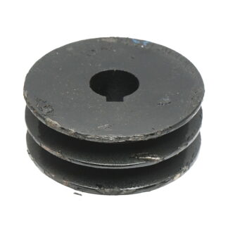 Fulie 2 caneluri 87x34mm pentru ax cu pana 24mm