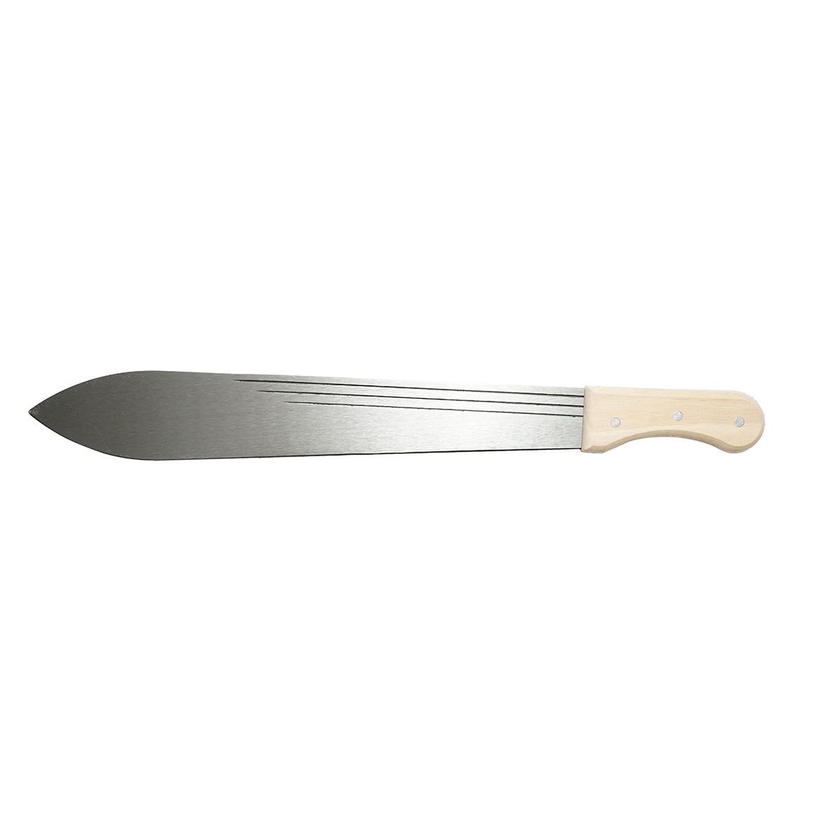 Maceta din otel 610mm cu maner de lemn