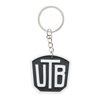 Breloc chei emblema UTB alb