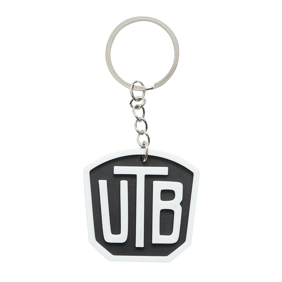 Breloc chei emblema UTB alb