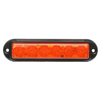 Lampa laterala gabarit LED 12-24V galbena 4 functii 155x37mm, rama neagra Breckner Germany