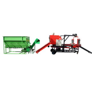 Presa de balotat si infoliat siloz electrica 380V cu folie 330mm si plasa 720mm