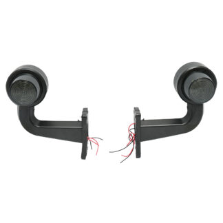 Set lampi gabarit laterale LED rosu-alb fumuriu 12V-24V Breckner Germany