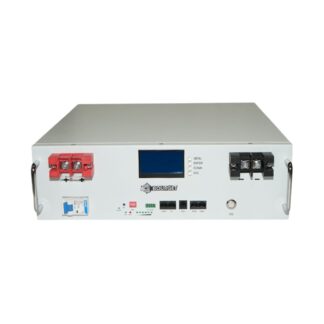 Baterie stocare cu litiu 5.12KW LiFePO4 51.2V, 100Ah cu BMS, LCD display, protectie temperatura, conexiune in paralel Bourget