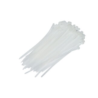 Faseta colier plastic alb 3.6x150mm 100 buc/set Breckner Germany