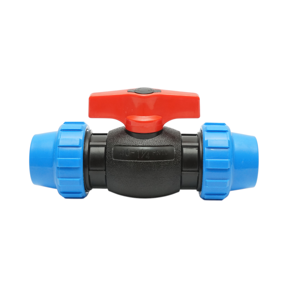 Robinet mufa cu bila compresiune 40x40mm PN16 pentru sisteme de irigatii