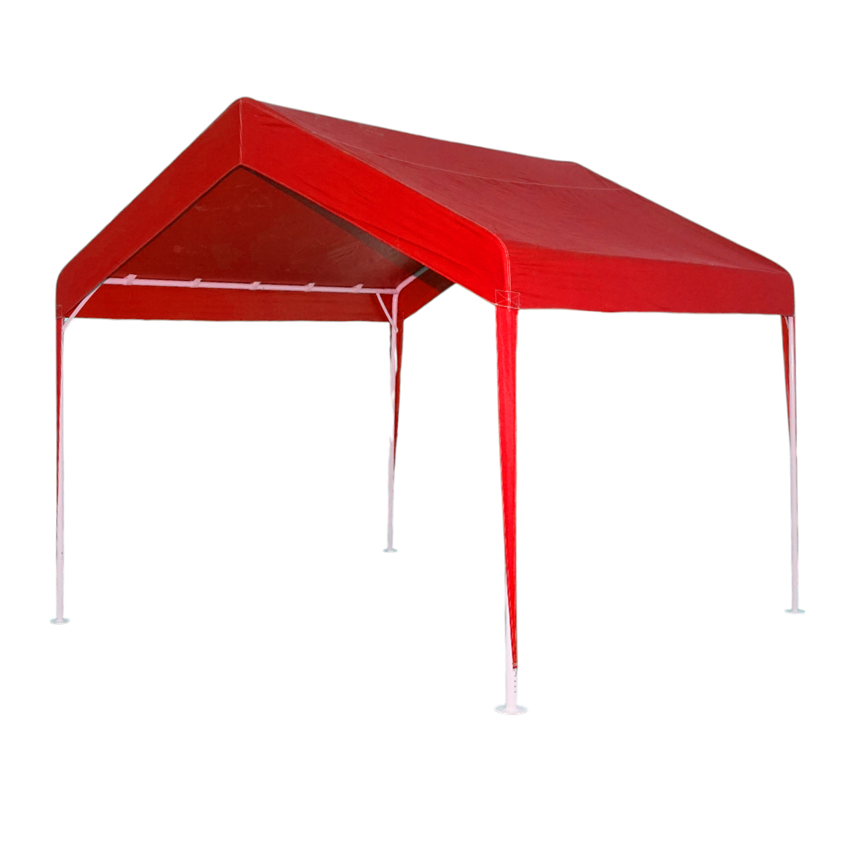 Cort evenimente pavilion gradina 3x3m rosu, acoperis impermeabil in 2 ape, structura otel galvanizat Breckner Germany