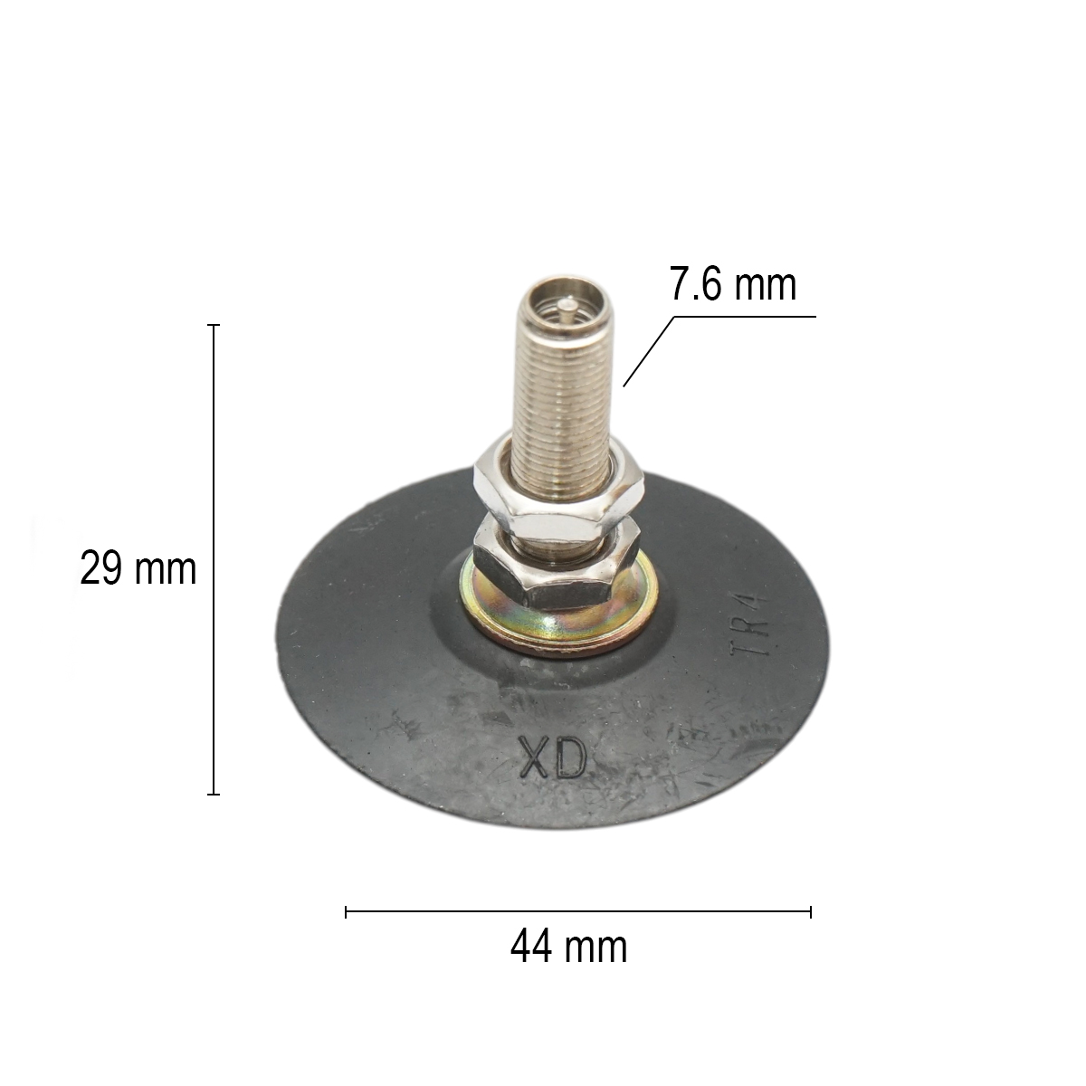 Valva camera de aer aplicata TR4 cu palarie mare 44mm