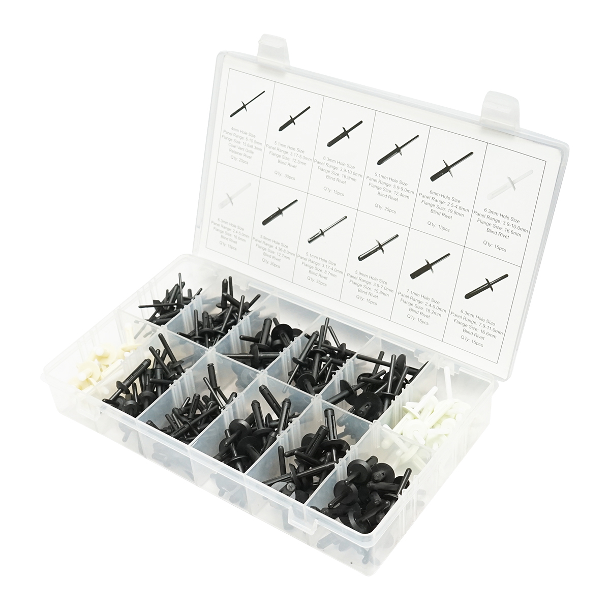 Trusa 235 nituri plastic Breckner Germany