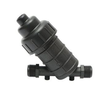 Filtru Y plastic 1 inch BSP cu sita 130 microni pentru tub, furtun de irigare