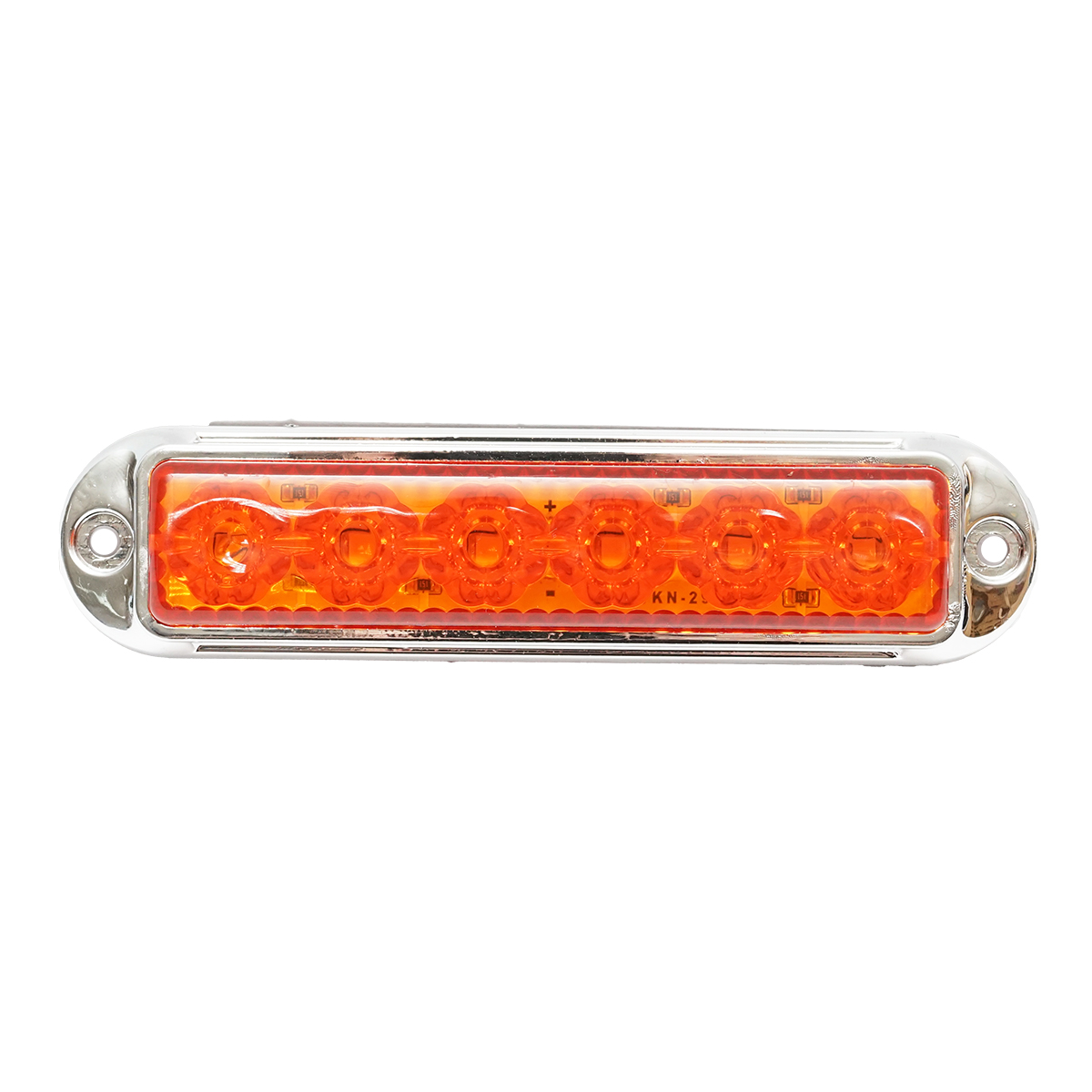 Lampa laterala gabarit LED 12-24V, galben 155x37mm, rama cromata Breckner Germany