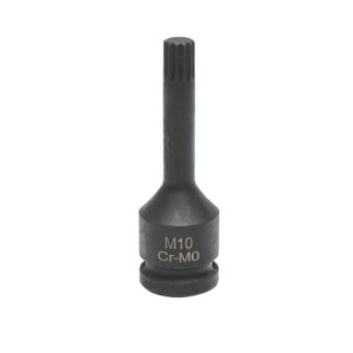 Cheie tubulara de impact spline M10, 78mm, patrat 1/2 inch Cr-Mo