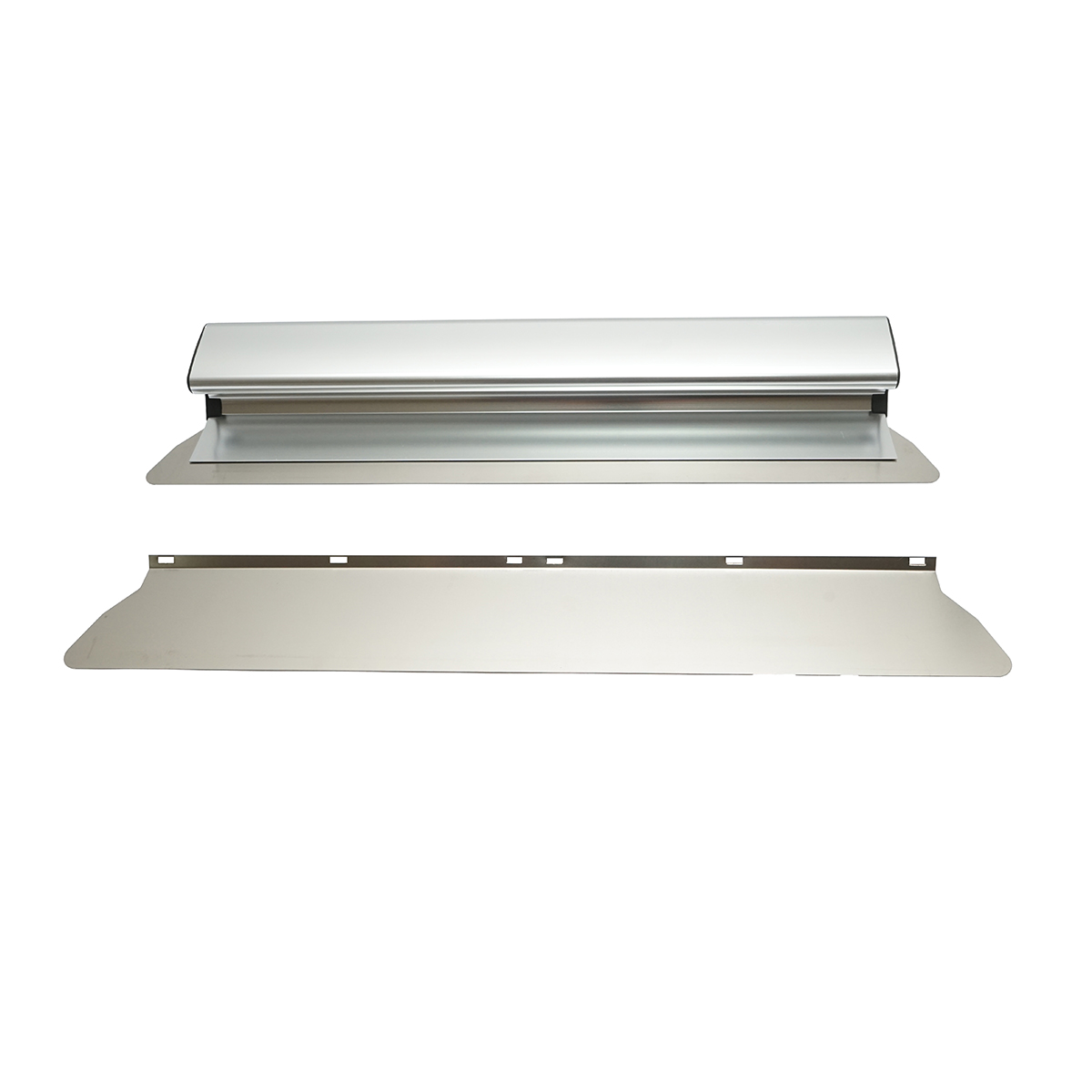 Gletiera inox profesionala 50cm cu 2 lame 8.8x55cm