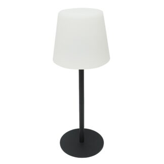 Lampa de masa LED 2W neagra, baterie 3.7V/1200mAh, reincarcabila USB 5V/1A Breckner Germany