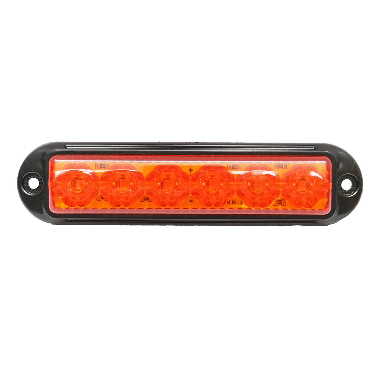 Lampa laterala gabarit LED 12-24V, galben 155x37mm, rama neagra Breckner Germany