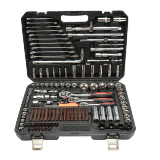Trusa chei tubulare, hexagonale, priza adanca, chei fixe, biti, torx, hex, spline 128 piese Breckner Germany