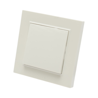 Intrerupator cap scara alb incastrat 220V, 10AX, ABS 80x80mm