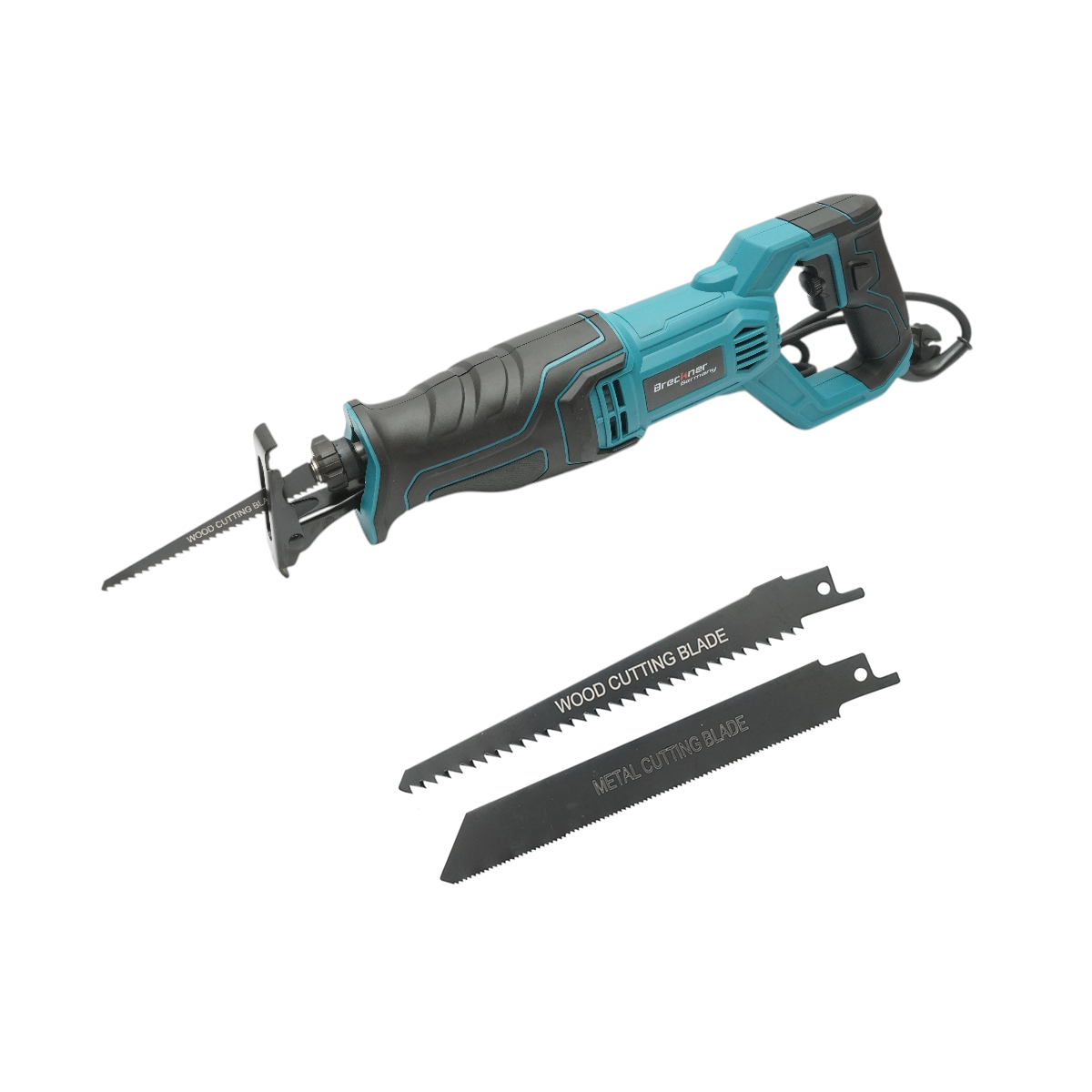 Fierastrau electric alternativ tip sabie 950W, 220V, cursa 20mm, turatie 0-3000rpm, 2 panze pentru lemn si metal Breckner Germany