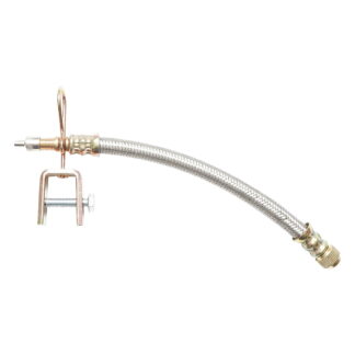 Prelungitor valva roata cu protectie metalica si clips cu surub 150/180 mm