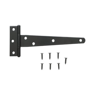 Balama poarta tip T 70x174mm, otel negru, suruburi incluse