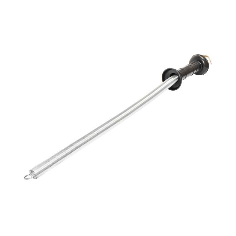 Maner poarta negru cu carlig si arc 3m gard electric Breckner Germany