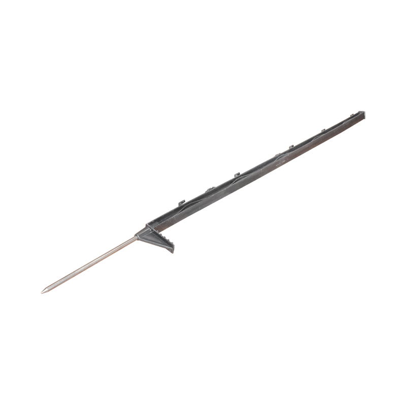 Stalp din plastic 1110mm negru pentru fir gard electric Breckner Germany