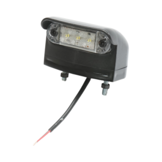 Lampa LED iluminare placuta numar inmatriculare 12V-24V 3 LED-uri 78.5x50mm Breckner Germany