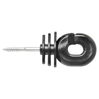 Izolator inelar negru 5.9mm 111x40mm gard electric Breckner Germany