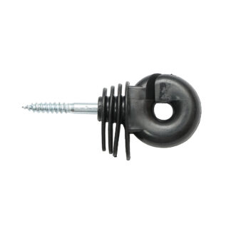 Izolator inelar compact negru fi 5.9mm 91x40mm gard electric Breckner Germany