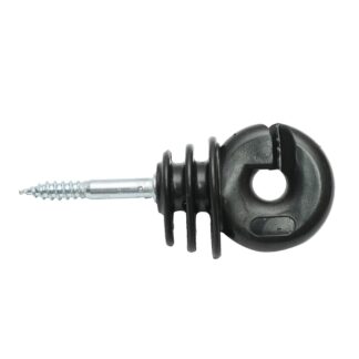 Izolator inelar Easy Drill negru fi 5.9mm 90x40 mm gard electric Breckner Germany