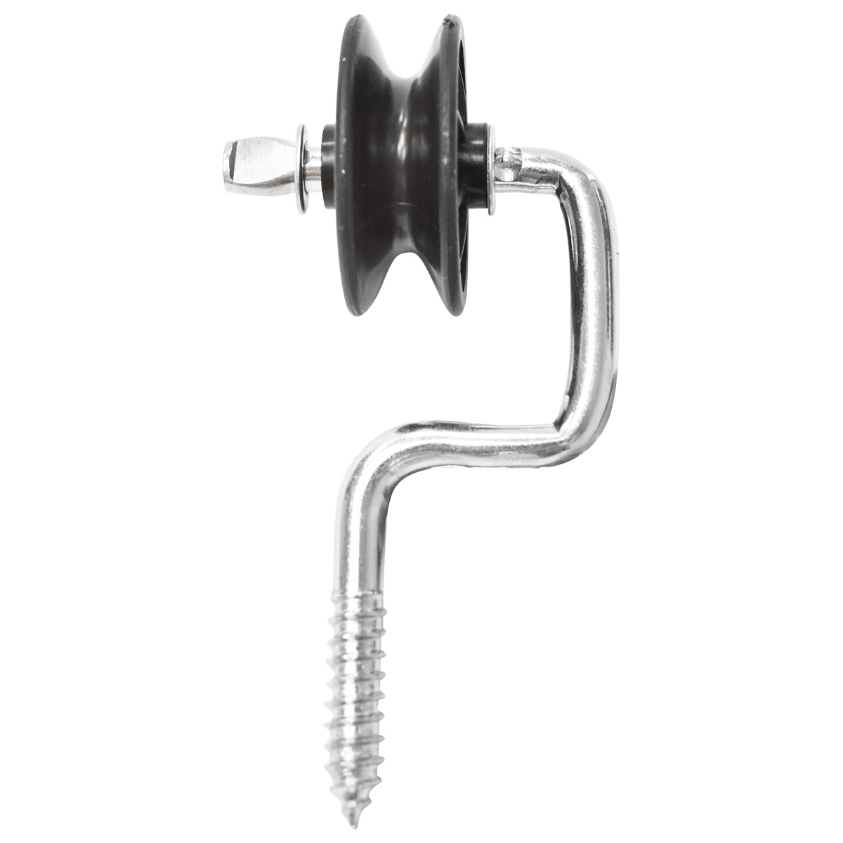 Izolator negru cu fanta fi 6.9mm 107x54mm gard electric Breckner Germany