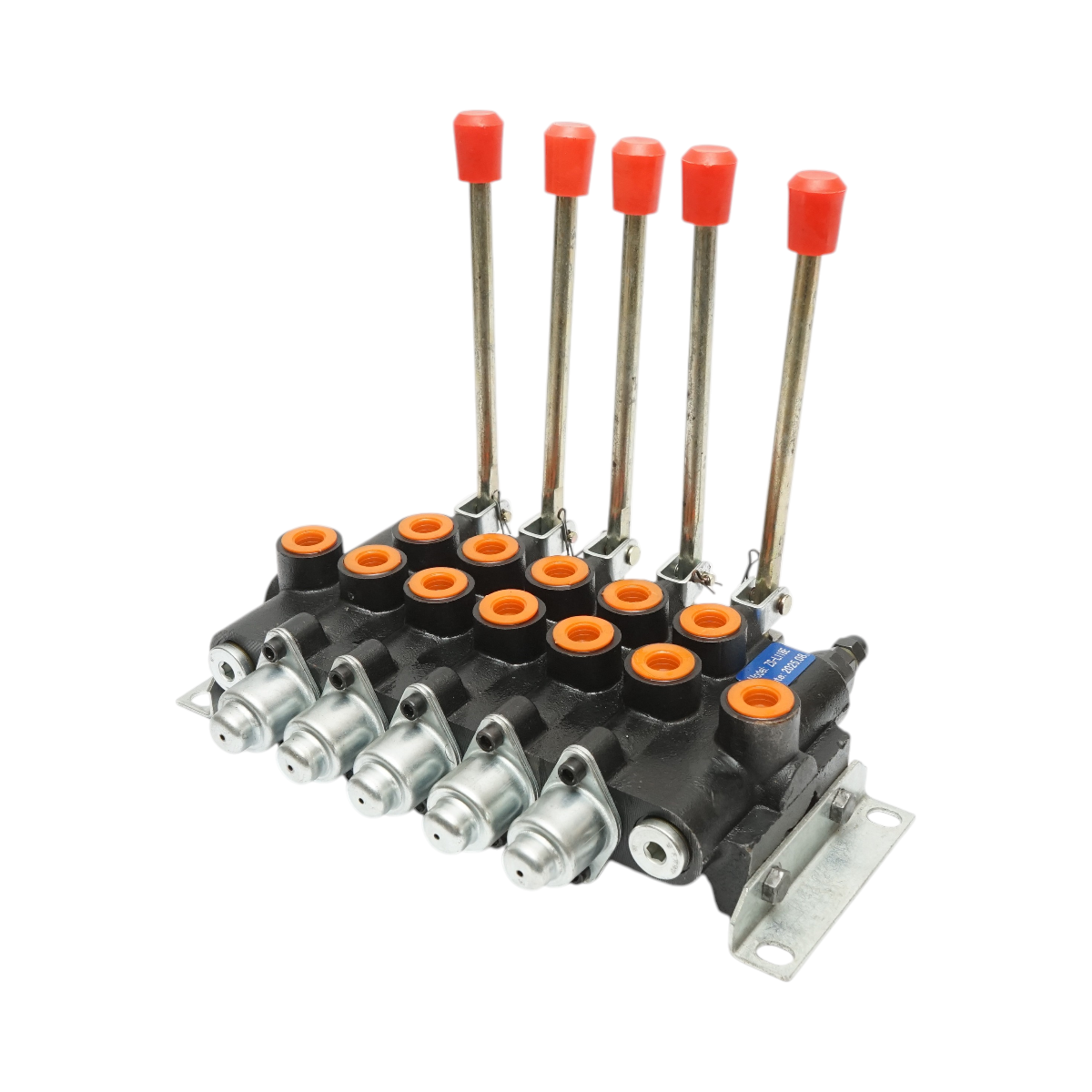 Distribuitor hidraulic 5 manete, debit 80L/min, presiune 200 bar Breckner Germany