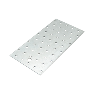 Placa perforata 100x200mm, grosime 2mm, otel zincat