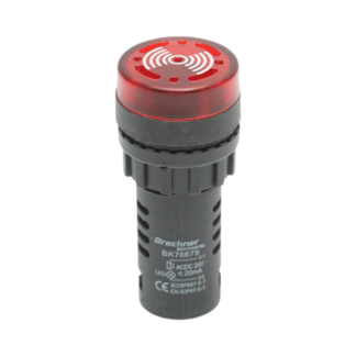 Indicator industrial semnalizare LED cu sonerie 24V AC/DC Ø 22mm Breckner Germany