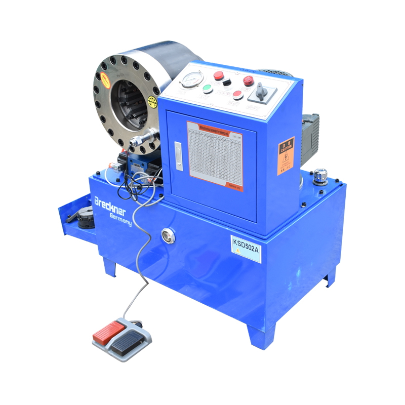 Masina de sertizat furtunuri hidraulice fi 4-51mm 3kW, 220V cu schimbare rapida Breckner Germany